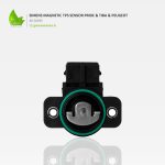 سنسور دریچه گاز زیمنس دوشاخ مگنتی تیبا